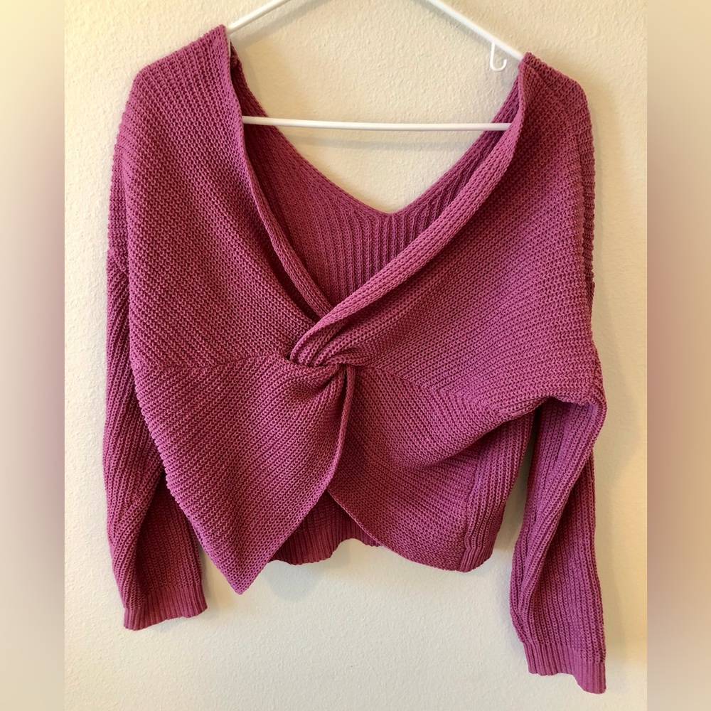 Pink Knitted Sweater Women’s Size M
